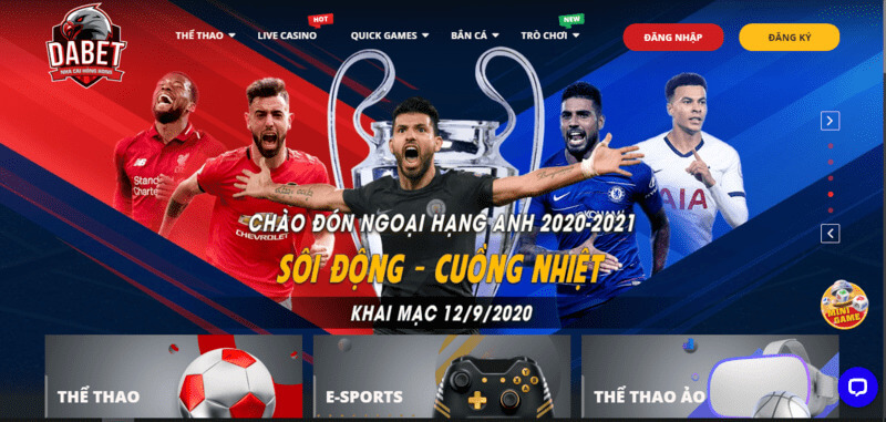 App Dabet không có nhiều khác biệt so với phiên bản web